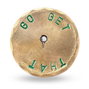 Sunfish: Hand Stamped Copper Ball Marker - Go Get That