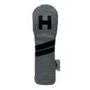 Sunfish: DuraLeather Headcovers Set - Gray and Black (DR, FW, HB, or Set)