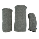 Sunfish: Hand-Woven Barrel Headcovers Set - Green Chevron Golf Club Headcovers