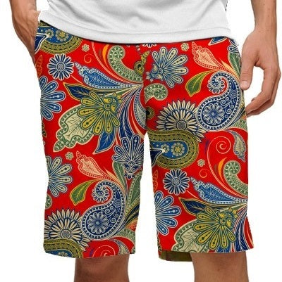 Loudmouth Golf: Men's StretchTech Shorts - Hotel Lobby