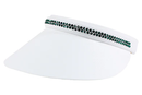 Dolly Mama: Ladies Kaitlyn Clip on Crystal Visor Hats