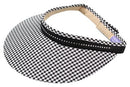 Dolly Mama: Ladies Celine Crystal Velcro Visor Hats