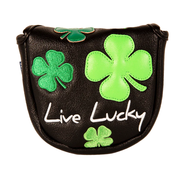 Black Clover Live Lucky Mallet Putter Cover - Live Lucky Green
