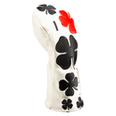 Black Clover Live Lucky Driver Headcover - Live Lucky White and Red Golf