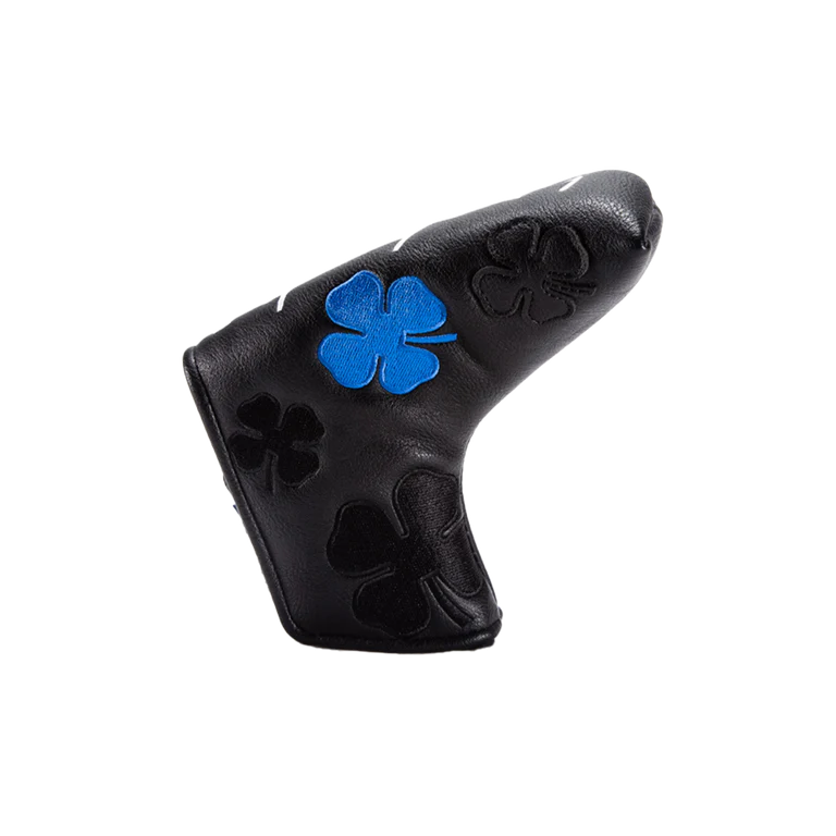 Black Clover Live Lucky Blade Putter Cover - Live Lucky Black and Blue