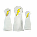 Sunfish: Duraleather Headcover (Driver, Fairway, Hybrid, or Set) - Lightning Bolt