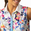 Daily Sports Women's Mira Sleeveless White Polo (Size Large) SALE Dresses