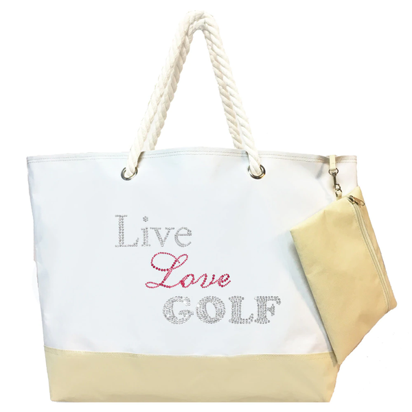 Titania Golf Women's Live Love Golf Large Tote Bag - SALE