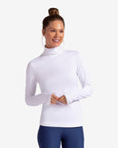 BloqUV: Women's UPF 50 Turtleneck (2013) - White Clothing