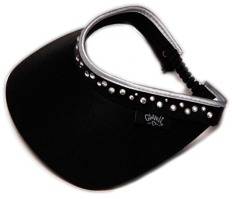 Black Bling Golf Visor by Glove It