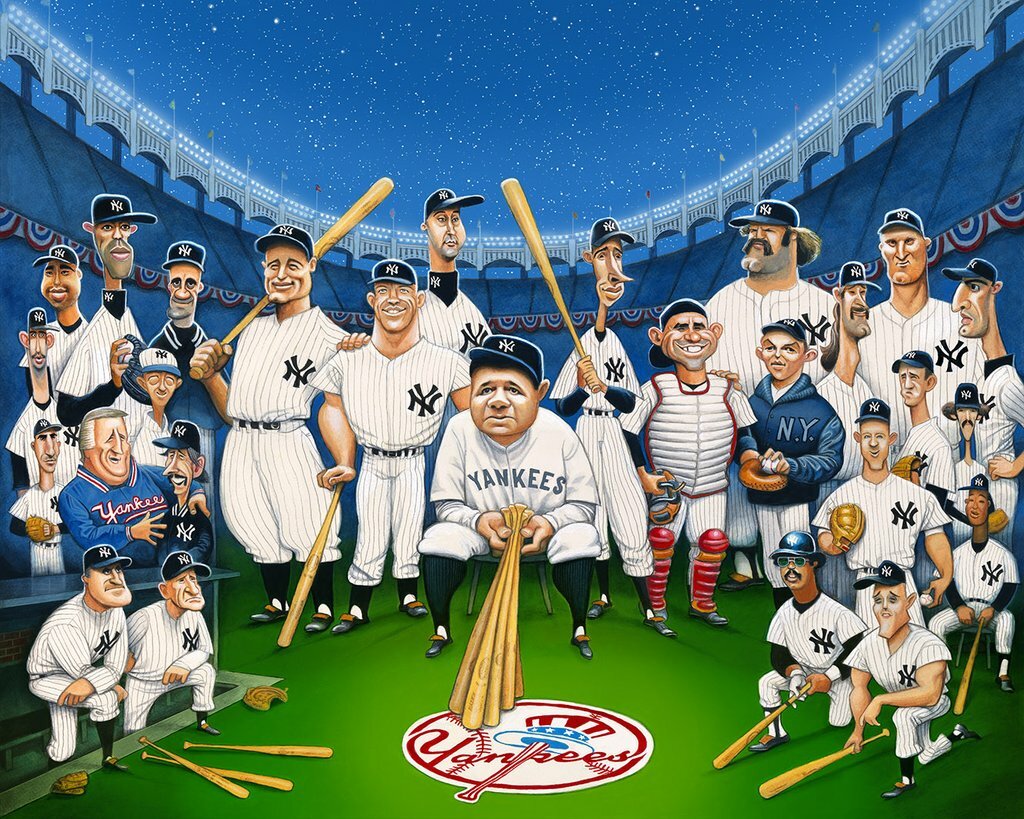 Tribute to The Legends of the Yankees by David O'Keefe
