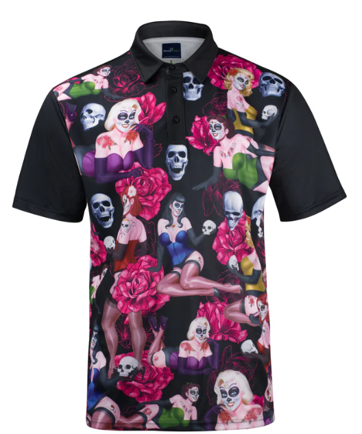 From Classic to Crazy Style Transition With The Skull Golf Shirts