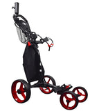 Hot-Z Golf: 4 Wheel Push Cart