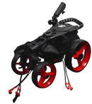 Hot-Z Golf: 4 Wheel Push Cart