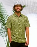 Golf & Ganja Allover Men's Polo