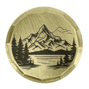 Sunfish: Embossed Ball Marker - Mountain