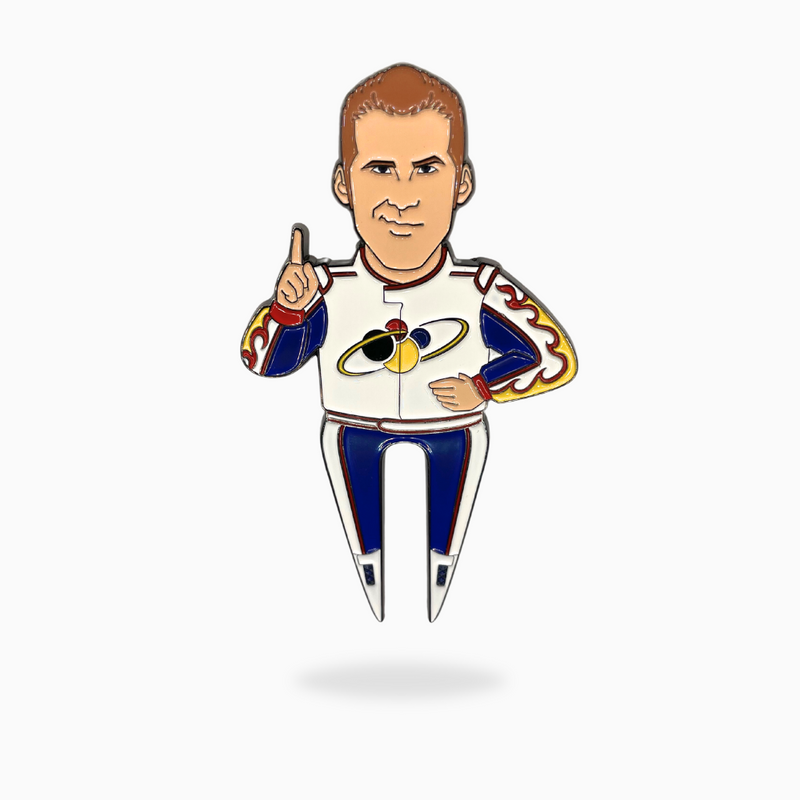 Pin Creations - Ricky Bobby Divot Tool