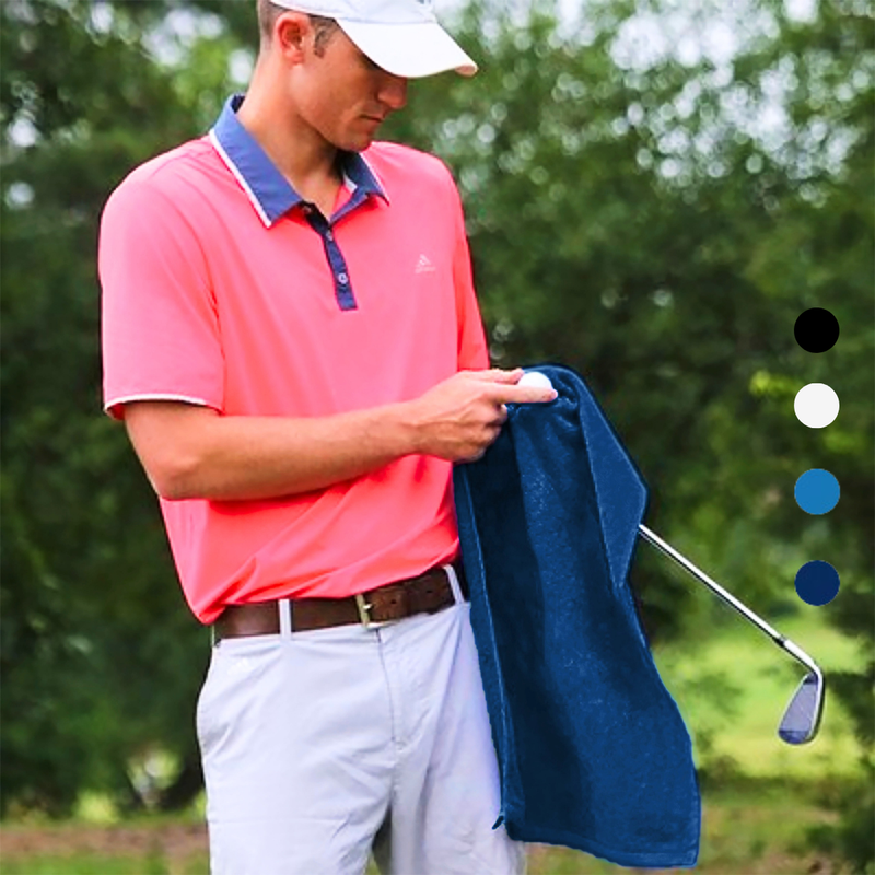 Pro Towels Blankets - Velour Fingertip Golf Towel: 100% Cotton Terry Velour - Pack of 6