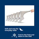 Women's Cotton Diabetic Crew Socks (Assorted)