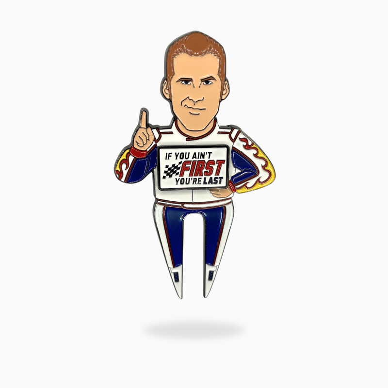 Pin Creations - Ricky Bobby Divot Tool