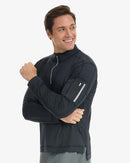 BloqUV: Men's Long Sleeve Mock Zip Top (12001)