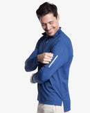 BloqUV: Men's Long Sleeve Mock Zip Top (12001)