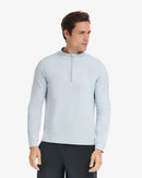 BloqUV: Men's Long Sleeve Mock Zip Top (12001)