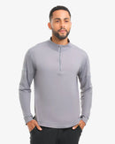 BloqUV: Men's Long Sleeve Mock Zip Top (12001)