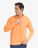 BloqUV: Men's Long Sleeve Mock Zip Top (12001)