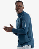 BloqUV: Men's Long Sleeve Mock Zip Top (12001)