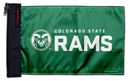 Colorado State 11"x17" Forever Wave Flag for Boats