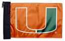 Miami University 11"x17" Forever Wave Flag for Jeep Wrangler CJ-7 and CJ-8 1976-1986