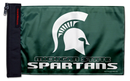 Michigan State 11"x17" Forever Wave Flag for Jeep Wrangler CJ-7 and CJ-8 1976-1986