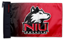 Northern Illinois 11"x17" Forever Wave Flag for Jeep Wrangler JKU 4-Door 2007-2018