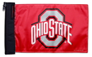 Ohio State Red11"x17" Forever Wave Flag for Jeep Wrangler JK 2-Door 2007-2018