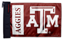 Texas A&M 11"x17" Forever Wave Flag for Golf Carts