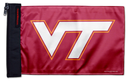 Virginia Tech 11"x17" Forever Wave Flag for Jeep Wrangler JL 2-Door 2018-Present