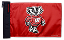 Wisconsin 11"x17" Forever Wave Flag for Jeep Wrangler JLU 4-Door 2018-Present