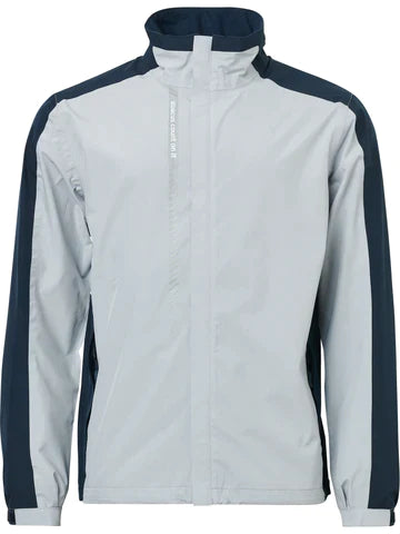 Abacus Sports Wear Men's Links Stretch Navy/Light Grey Rain Jacket (Size 2XL) SALE
