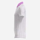 Women's Pink Polka Dot Performance Golf Polo