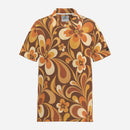 70s Floral Performance Golf Polo