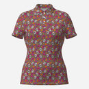 Women's Santa De Muerta Premium Golf Polo
