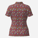 Women's Santa De Muerta Premium Golf Polo