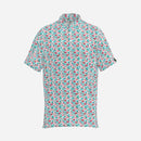 Tropical Birdie Men's Premium Golf Polo