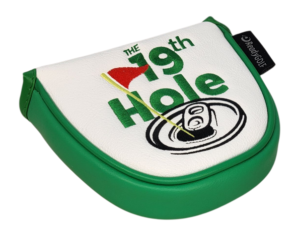 The 19th Hole Embroidered Putter Cover by ReadyGOLF  -  Mallet