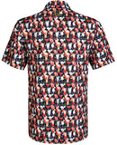 Tattoo Golf: Men's 19th Hole Cool-Stretch Golf Shirt - Multicolor Clothing