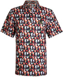Tattoo Golf: Men's 19th Hole Cool-Stretch Golf Shirt - Multicolor Clothing