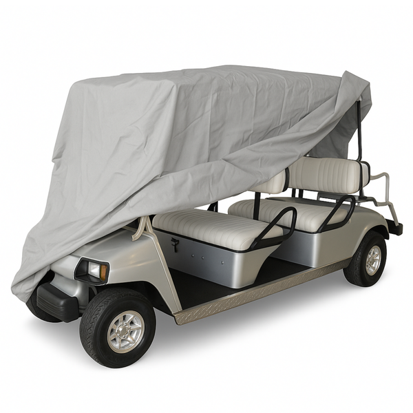 6 Passenger Golf Cart Storage Cover Grey