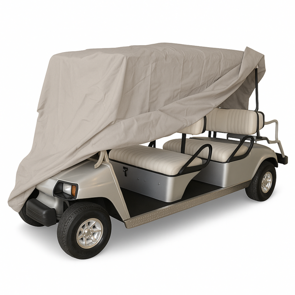 6 Passenger Golf Cart Storage Cover Taupe