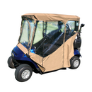 2 Passengers Driveable Golf Cart Enclosure with Open Back for EZGo, Club Car, Cushman